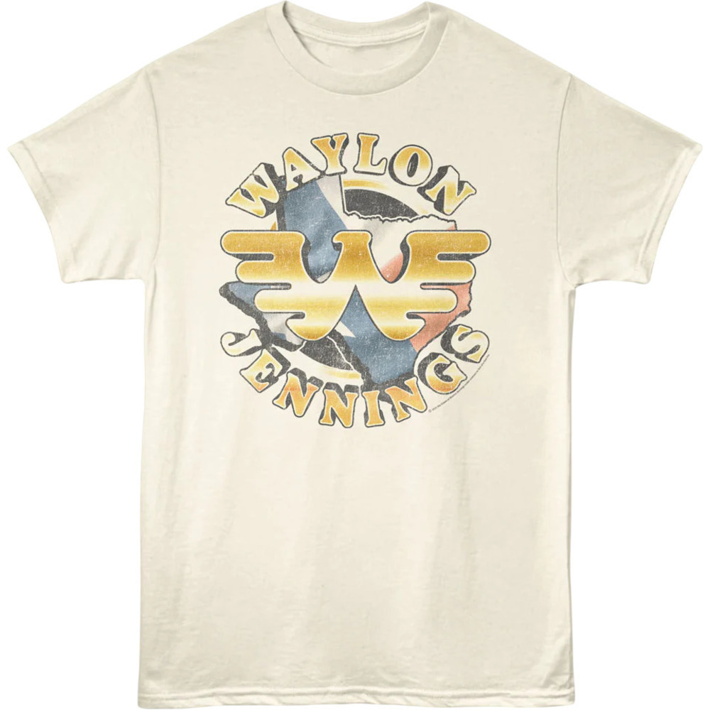 Texas Logo Waylon Jennings Tshirt